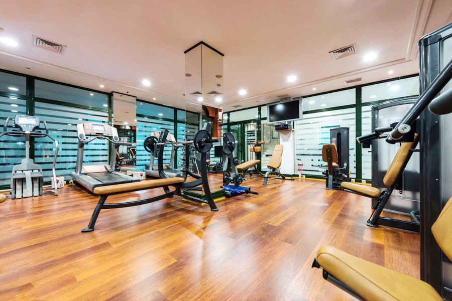 lantai vinyl jakarta pada tempat fitness