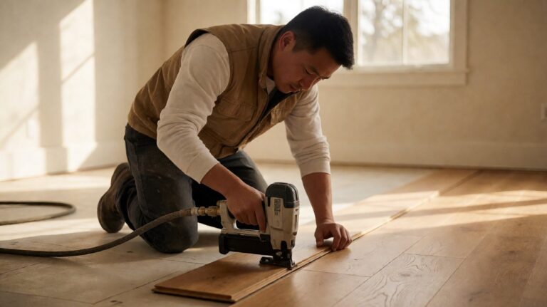 Staple-Down Hardwood Installation
