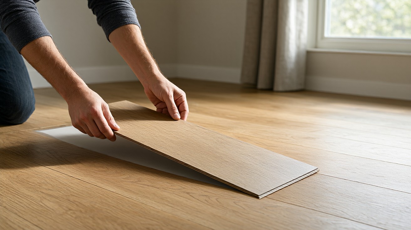 Replacing a damaged LVP plank