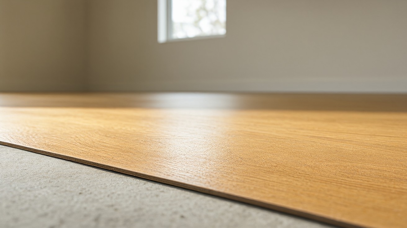Vinyl flooring underlayment installation